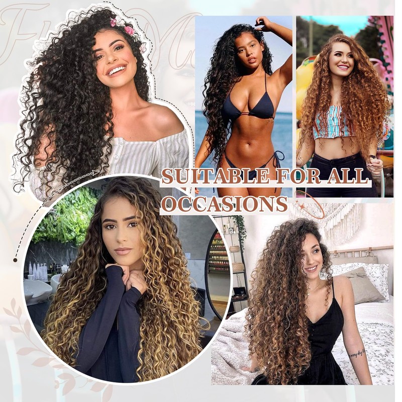 Clip in Hair Extensions, 4PC 100％ Pure Protein Silk Hair