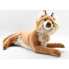 HANSA Lying Fox Plush, Red