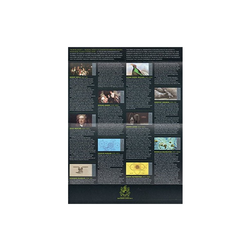 2010 The Royal Society 350 Years Presentation Pack Stamps No:437