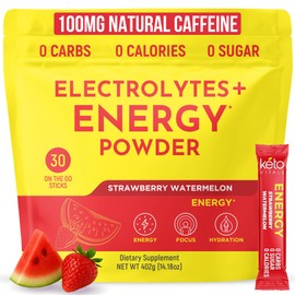 Keto Vitals- Paquetes de Polvo de Bebida Energética de Electrolitos Keto Aumenta la Energía Suplemento de Electrolitos Keto para                      