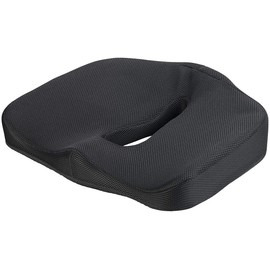 Newgen Medicals Seat cushion: 2 ergonomic memory foam seat cushions for car, desk and much more (seat cushion car back, seat cushion for car)