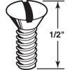 Prime-Line MP9191 Wall Plate Screws, #6-32 x 1/2 In., Steel