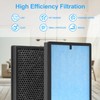 2 Pack AP1002 H13 True HEPA Replacement Filter AP1002-RF, Compatible