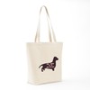 CafePress BFF Dachshund Tote Bag Reusable Natural Beige Canvas Shopping