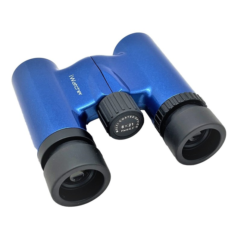 iWatcher 8 x 21DH Binoculars with Strap, Sports & Concerts,