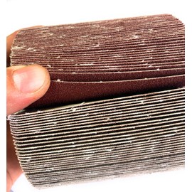 SIGNI Sandpaper Polishing burnishing Drawing Wheel Compatible with Burnishing Machine/Polisher/Sander 120x100mm (120 grit Sandpaper)