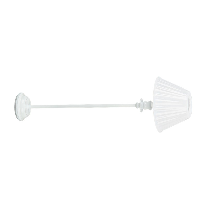 Miniature Dollhouse Floor Lamp White Shell Pattern Retro Elegant DIY