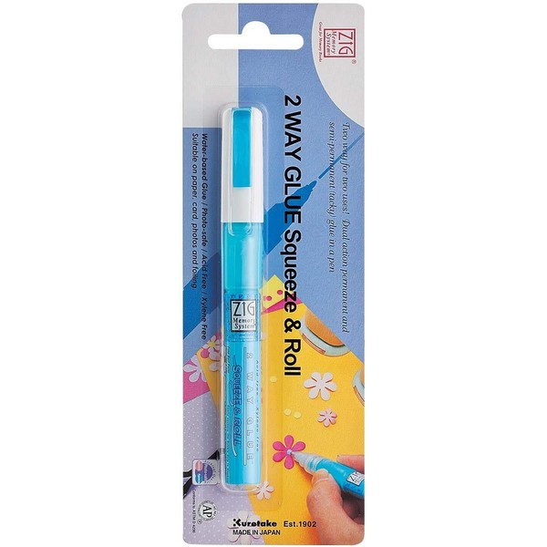 Zig MSB10M1P Memory System Two Way Glue Pen, Carded, Squeeze and Roll