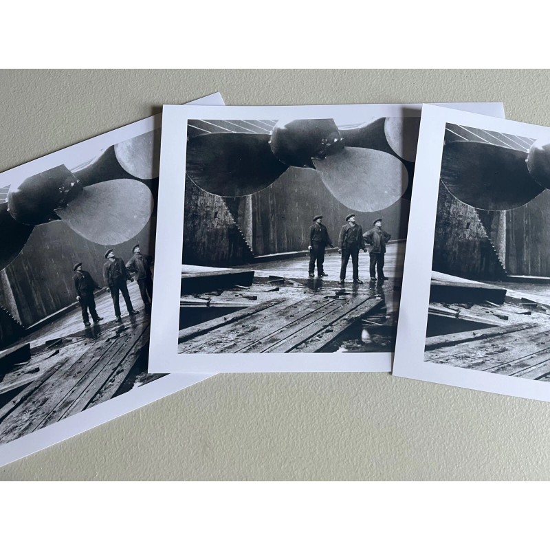 RMS TITANIC PORT WING PROPELLER IN THOMPSON GRAVING DOCK