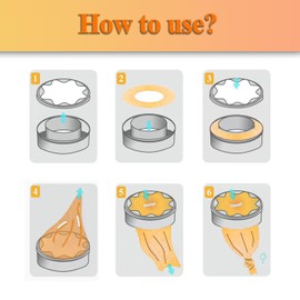 Pack of 6 Refill Cassettes for Nappy Bins, 4.5 m Nappy Bin Refill Cassettes Refill Pack, for Tommee Tippee, for Litter Locker, for LittyCat, for Chicco, for Spross (Yellow)