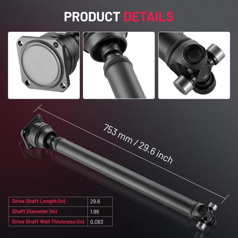 Unbranded Front Drive Shaft Fit for 2006-2010 Hummer H3 3.5L