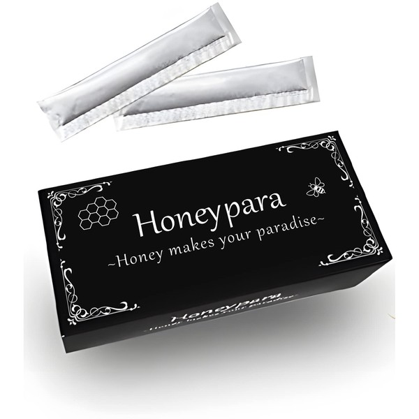 Honeypara Maca Ginseng Honey Carefully Selected 6 Ingredients, Made in Japan, 1 Box (0.7 oz (20 g) Packets x 10 Pack)