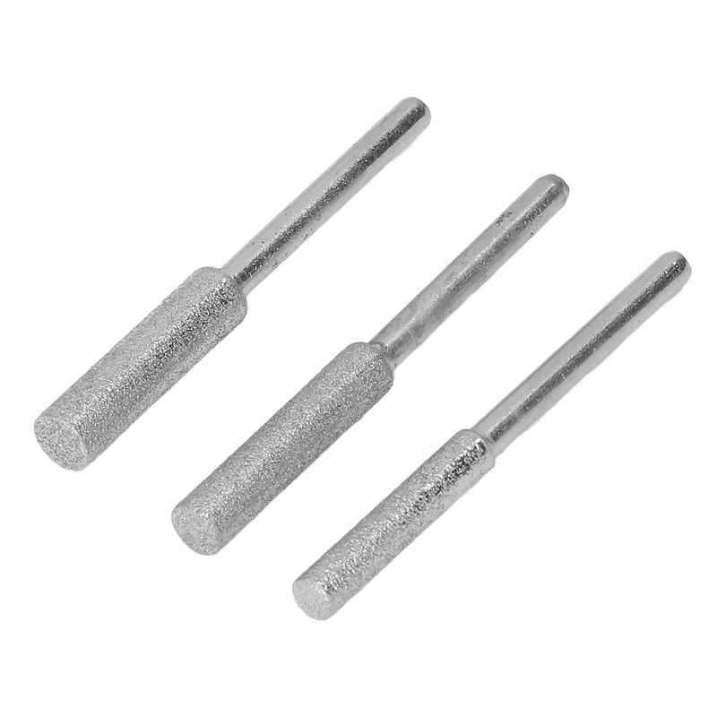 30Pcs Chainsaw Sharpener Stone 4.0mm 4.8mm 5.5mm Emery Grinding File