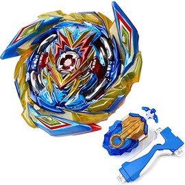 Desamvap Bey Battling Tops Burst, SuperKing Booster B-163 Brave Valkyrie Bey Blade with Launcher and Grip, Battle Games Tops Set Right Spin DB Layer Gyro Toys Set Gifts for Kids Children Boys