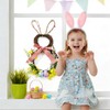 Easter Bunny Spring Wreath for Easter Decorations Artificial Easter Rabbit