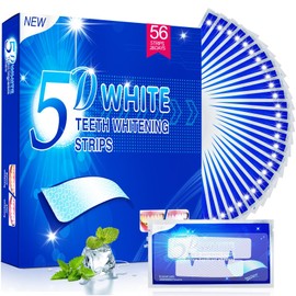 Teeth Whitening Strips: 56Pcs Whitening Strips,Enamel Safe White Strips for Teeth Whitening, 30 Minutes Fast-Result Teeth Whitener Strips for Home Travel Work, 28Treatments -Mint