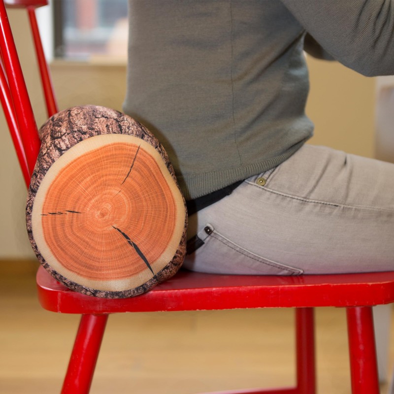 Kikkerland Log Head Rest – Micro Bead Neck & Leg