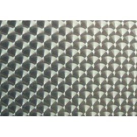 Engine Turned Stainless Steel Panel 24"x 36"x.030" 1.5" Swirls (DGL-150)