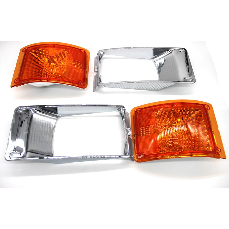 Headlight Bezel and Turn Signals - Compatible with International 4900