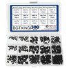 BGTXINGI 300pcs M3/4/5 Hexagon Socket Grub Screws Set Assortment Kit