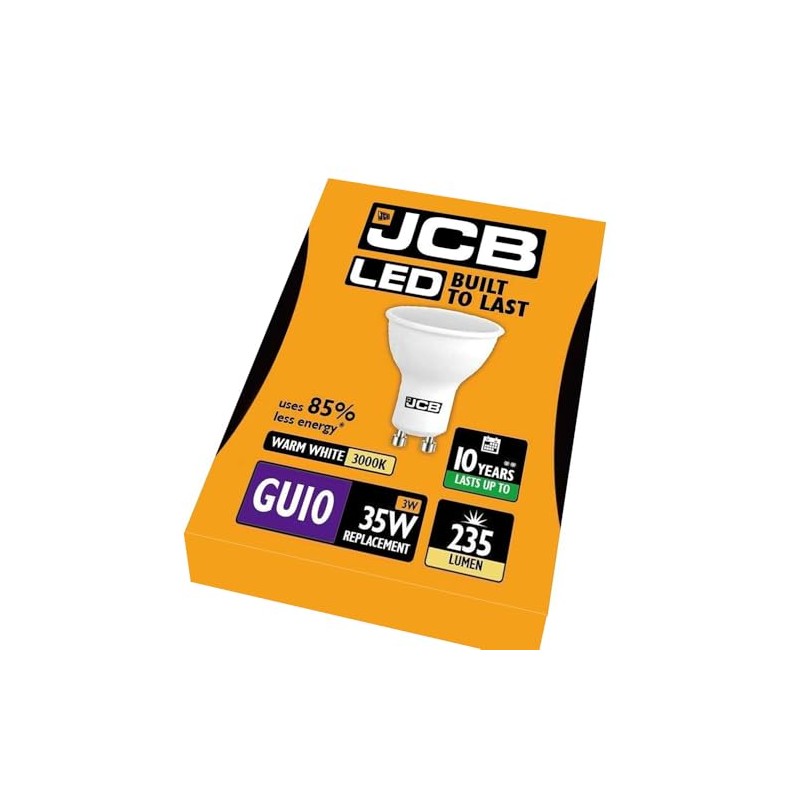 JCB 3w = 35w / 5w = 50w LED GU10