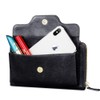 nuoku Passport Holder, RFID Blocking Passport Wallet with Zipper 2