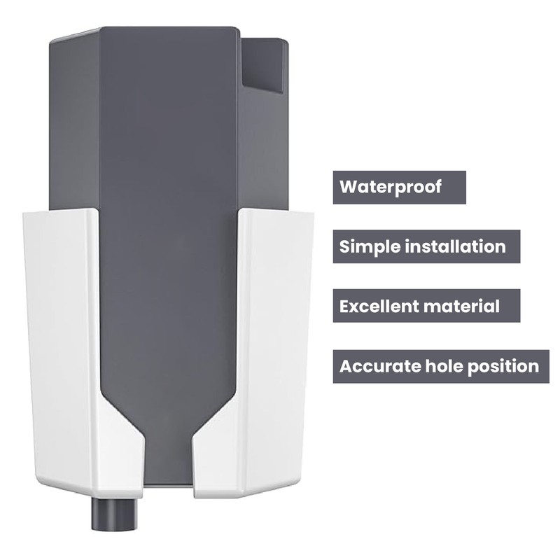 For StarLink Ethernet Adapter Mounting Kit ABS Wall Mounted Satellite