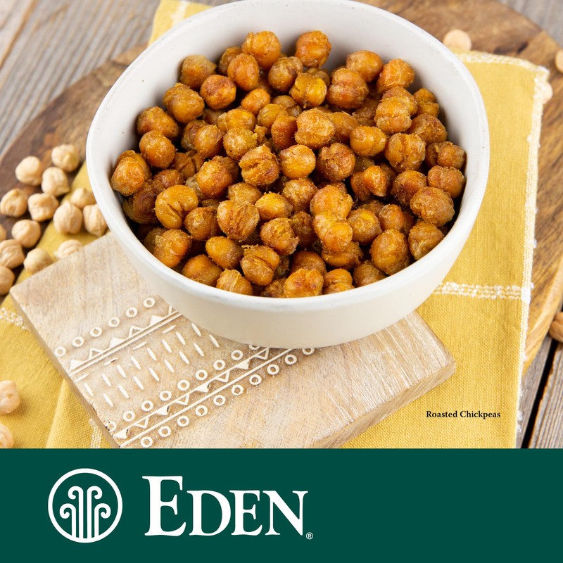 Eden Organic Garbanzo Beans, Chickpeas, 15 oz Can (12-Pack Case),