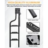 LDETXY 45" Aluminum Universal Pickup Truck Tailgate Ladder with Handle,