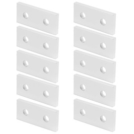 10Pcs Joining Plate Aluminum Flat Connecting Reinforcement Vertical Connection Tool2020-2 Hole, 2020 Extrusion Bracket 4040 Aluminum (2020)