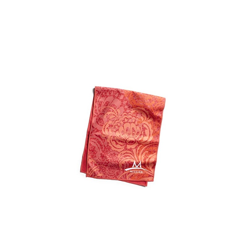 Mission Enduracool Microfiber Cooling Towel, Peony Coral, Large