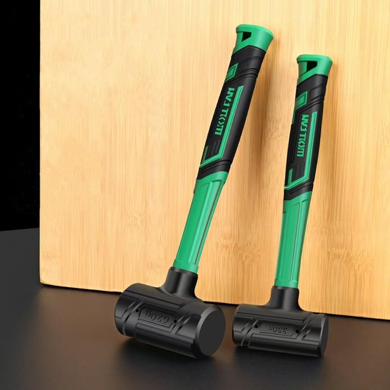 BUSKPOK Dead Blow Hammer, Rubber Mallet with Non-Slip Grip, Marring