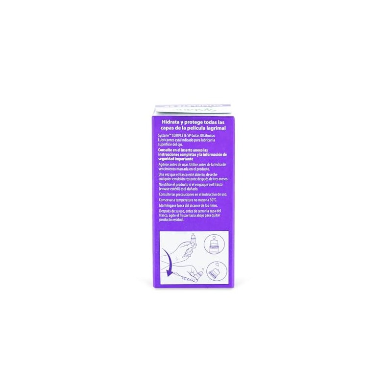 Systane Complete Gotas Oculares Conservantes Ojo Seco Lubricación Avanzada Alivio