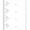 Password Book Refills - A-Z Password Notebook Refill Paper with