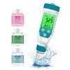 PH Meter for hydroponics & Spa Salt Tester – 5‑in‑1