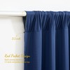 Navy Blue Backdrop Curtain Panels, Wrinkle Free Navy Blue Photo