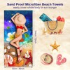 YISUMEI Microfibre Beach Towel XXL Beach Towel Lightweight Beach Towels