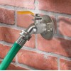 Midline Valve S3538-5 Sillcock Hose Bibb with Oversized Flange; 3/4