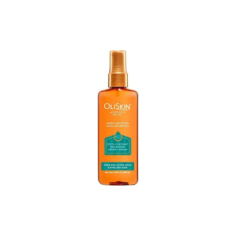 Oliskin, Aceite Seco de Coco, Macadamia y Argán, 100ml