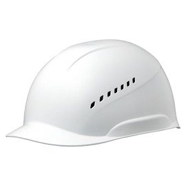 Midori Anzen SCL300VA Lightweight Work Helmet, PE (PE), Eco Mark Certified, Ventilated, White