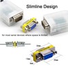 DTECH Serial Adapter 3-Pack (DB9 F-F, M-F, M-M), Mini Size