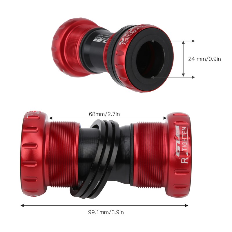 GUB C‑68 Bottom Bracket Crankset Bearing Aluminum Alloy for Bicycle
