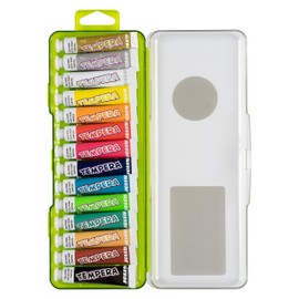 Jolly Tempera Children’s Paint Gouache Paint Set for School, 14 Tubes, 7.5 ml Each