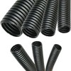 Electriduct 1/4" Polypropylene Non-Slit Wire Loom Corrugated Flexible Conduit -