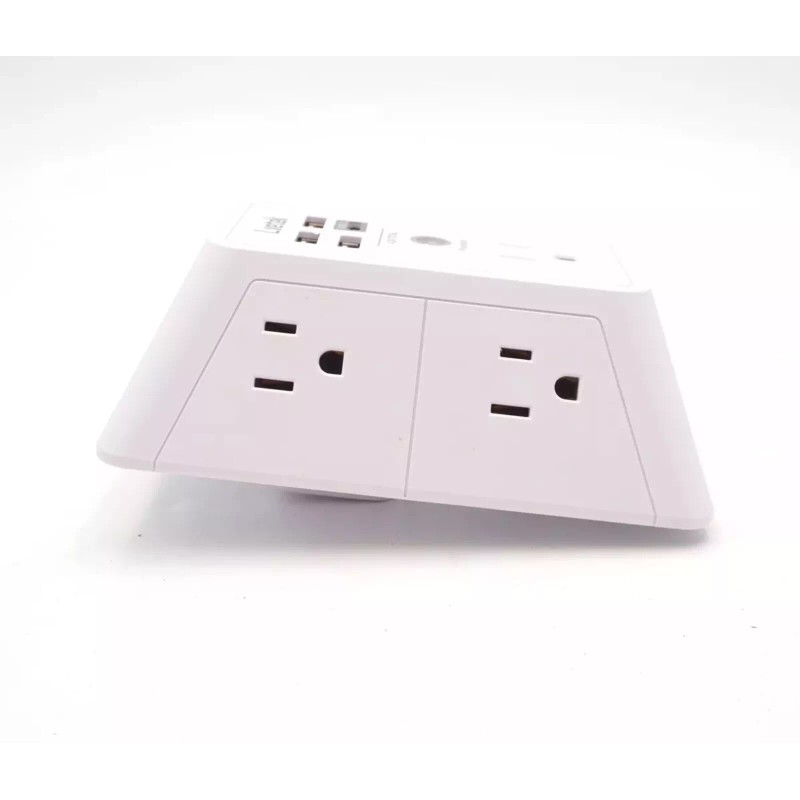 Lvetek 4 in 1 5 AC Outlets Surge Protection Lvetek