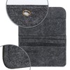 com-four® 2 x Hanging Shelves - Practical Felt Hanging Organiser