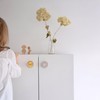 Lasyman 8Pack 1.8" Wood Cute Nursery Kids Dresser Unique Cabinet