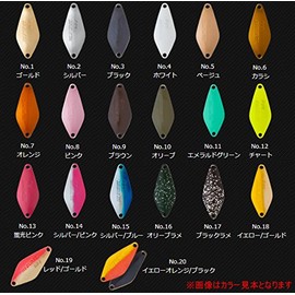 DUO Spoon, Valkane High Burst, Yellow Orange/Black, 0.06 oz (1.8 g), No.20 Lure