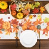 Ruisita Thanksgiving Table Runner 73 x 12 Inches Fall Maple