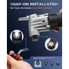 COMOWARE Titanium Oscillating Saw Blades, 20PCS Multitool Blades for Metal,
